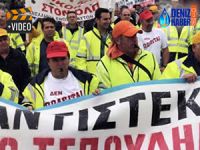 Yunanistan'daki liman çalışanları yeni bir greve başladı