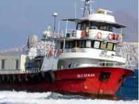 F/V Alcatras adlı balıkçı gemisi Yunanistan'da karaya oturdu