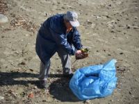 Alanya Belediyesi, aşırı yağışların ardından plajlarını temizlemeye başladı