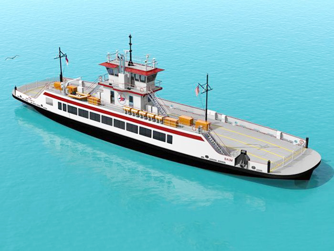 Elliott Bay Design Group, Kuzey Karolina için feribot tasarlıyor