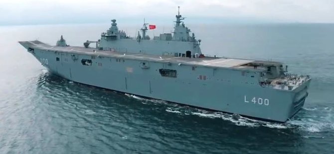 TCG Anadolu, tersane teknik seyrini tamamladı