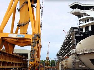 Fincantieri Viking Star gemisini suyla buluşturdu